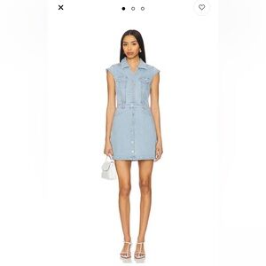 Nwot Talya Women's Jaxsyn Denim Dress Jolene Pocket